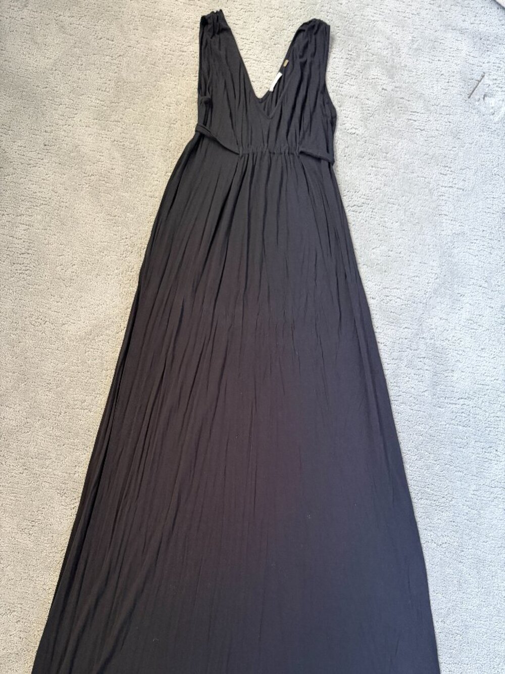 Tart Black Maxi Dress – Women's Size Large | Modal Tank Dress